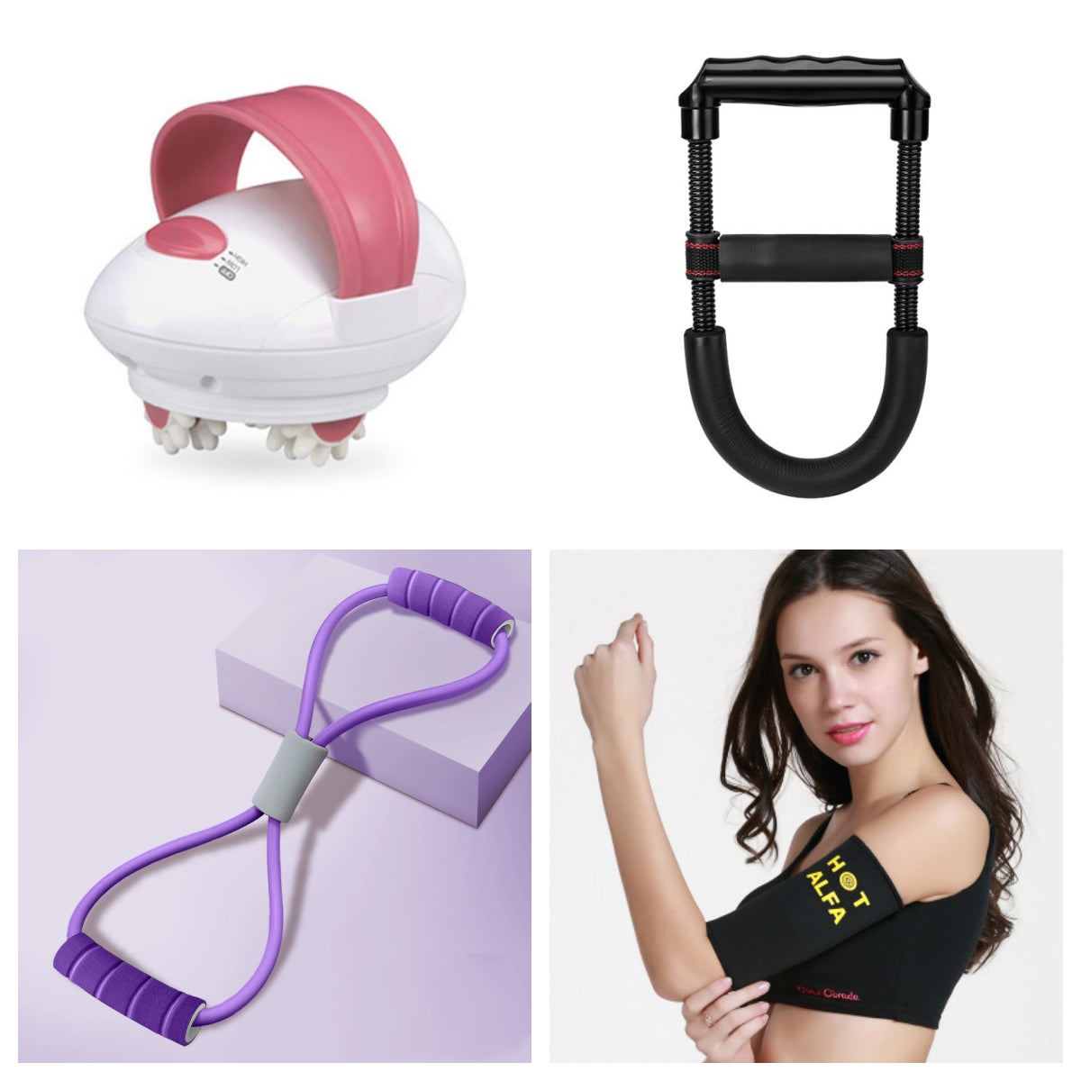 Entrenador de Fuerza de Muñeca y Antebrazo — Grip Ajustable