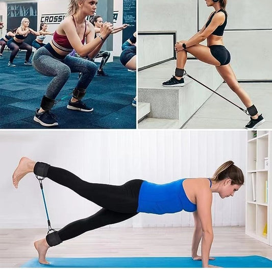 Correas de Tobillo con Bandas de Resistencia — Fitness, Yoga y Crossfit