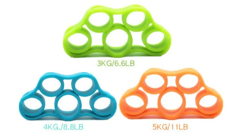 Entrenador de Dedos de Silicona — Fortalece Agarre y Previene Lesiones