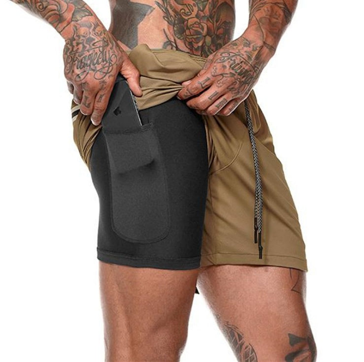 Shorts de Compresión con Bolsillo DAILYRUN | Secado Rápido Running Gym Tallas S-XXXL