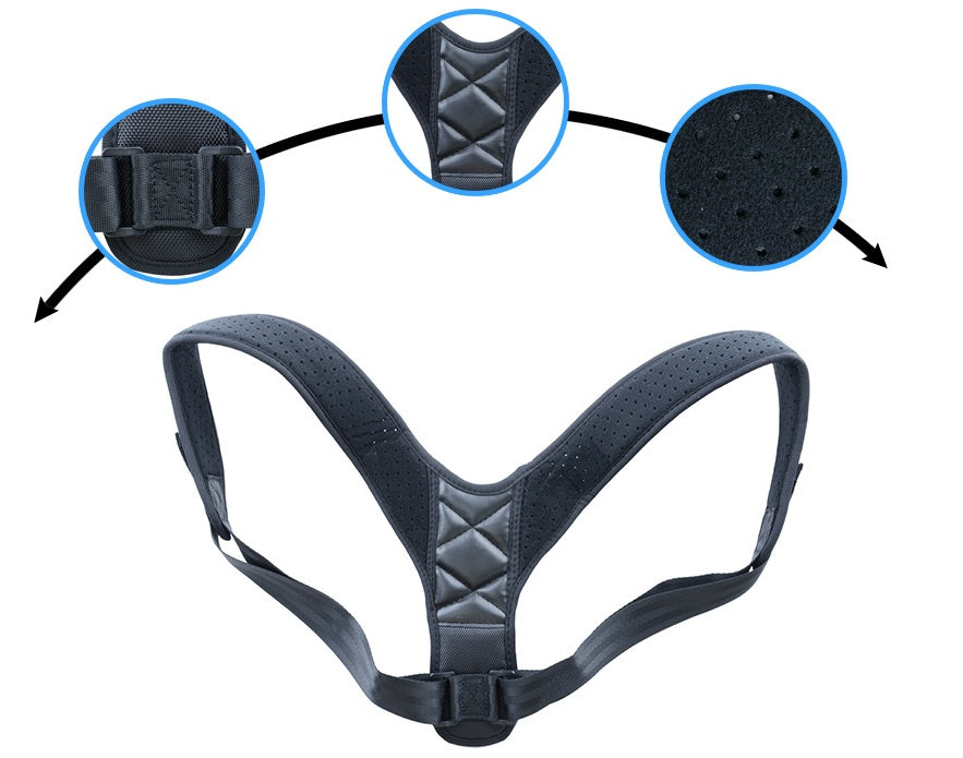 Corrector de Postura Clavicular DAILYRUN | Soporte Lumbar y Espalda Ajustable