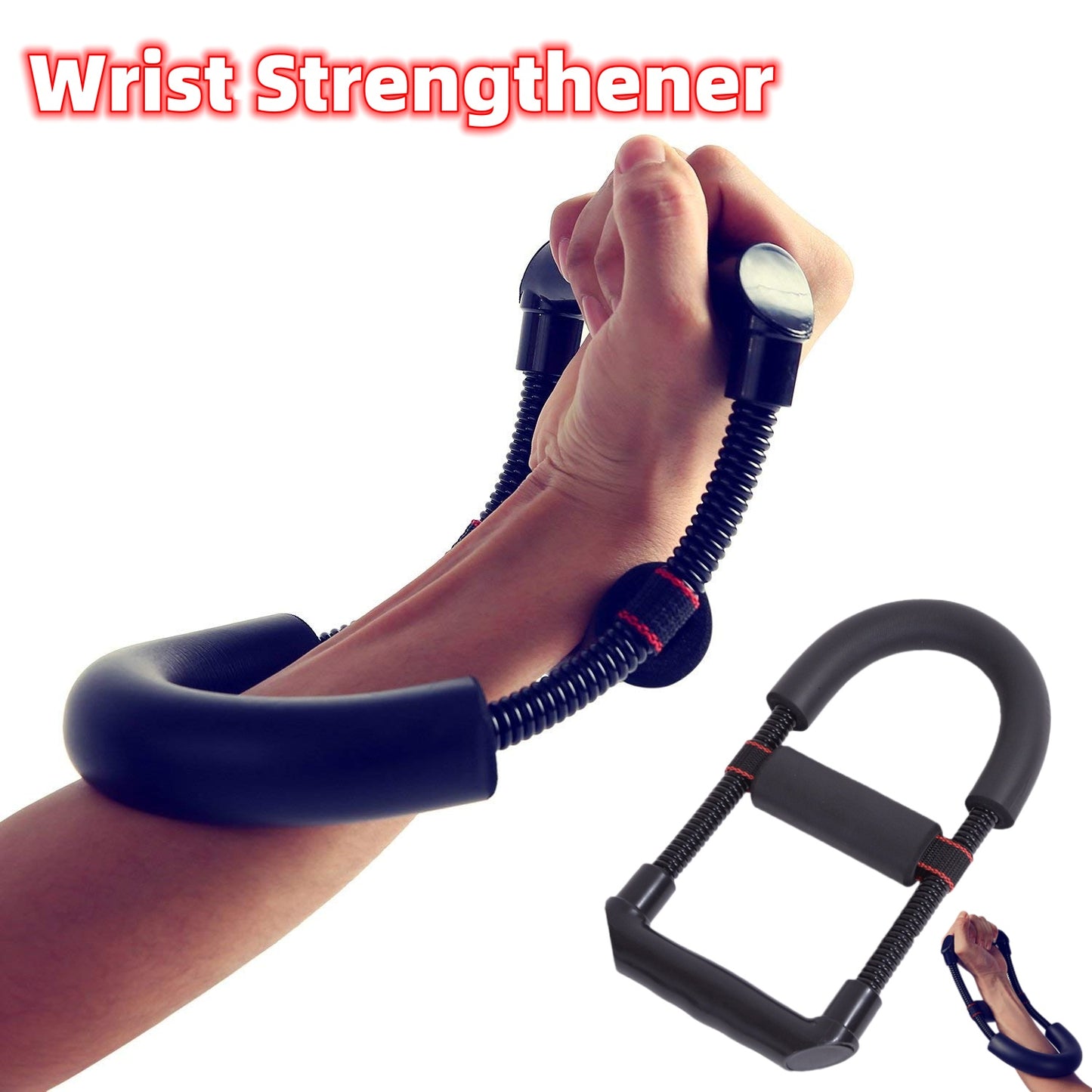Entrenador de Fuerza de Muñeca y Antebrazo — Grip Ajustable