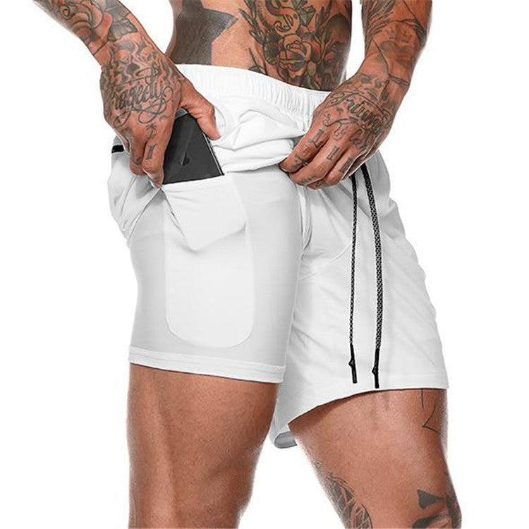 Shorts de Compresión con Bolsillo DAILYRUN | Secado Rápido Running Gym Tallas S-XXXL