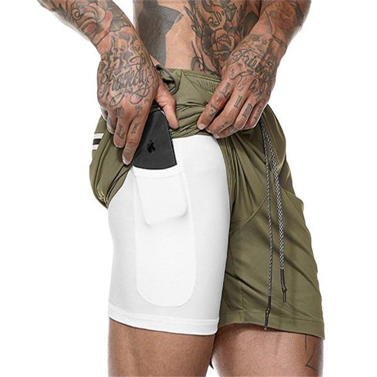 Shorts de Compresión con Bolsillo DAILYRUN | Secado Rápido Running Gym Tallas S-XXXL