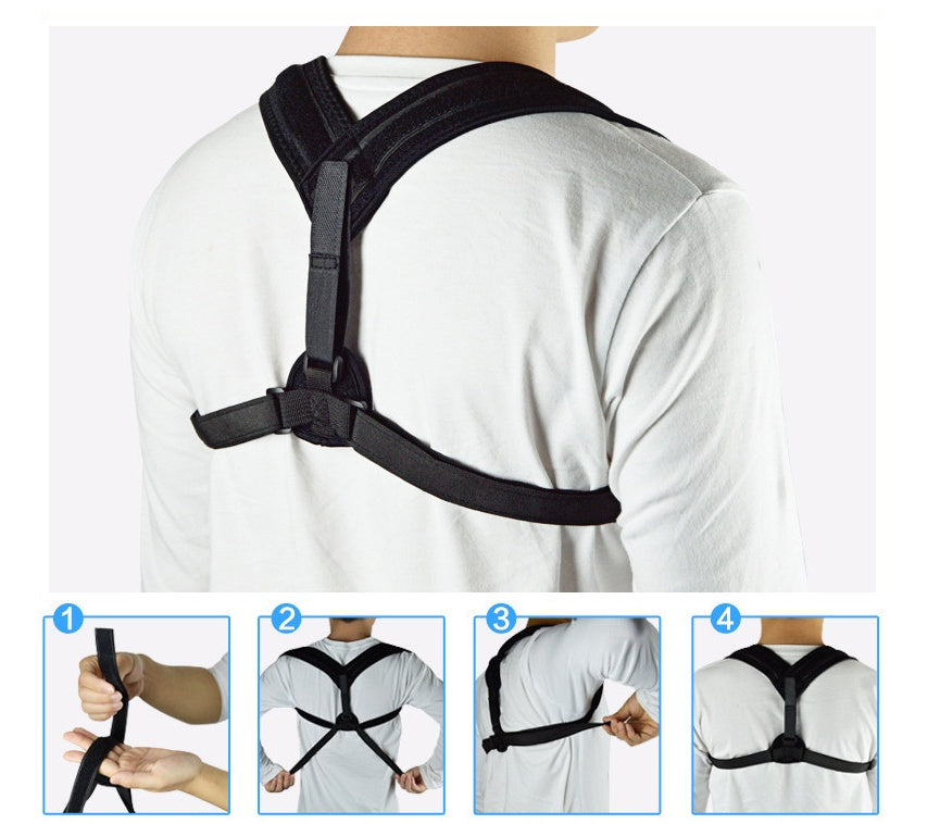 Corrector de Postura Clavicular DAILYRUN | Soporte Lumbar y Espalda Ajustable