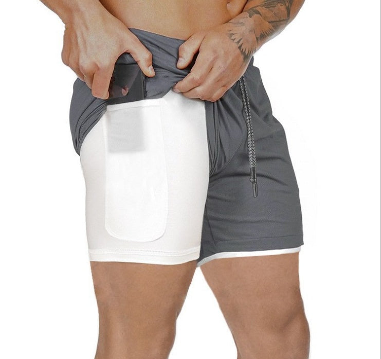 Shorts de Compresión con Bolsillo DAILYRUN | Secado Rápido Running Gym Tallas S-XXXL