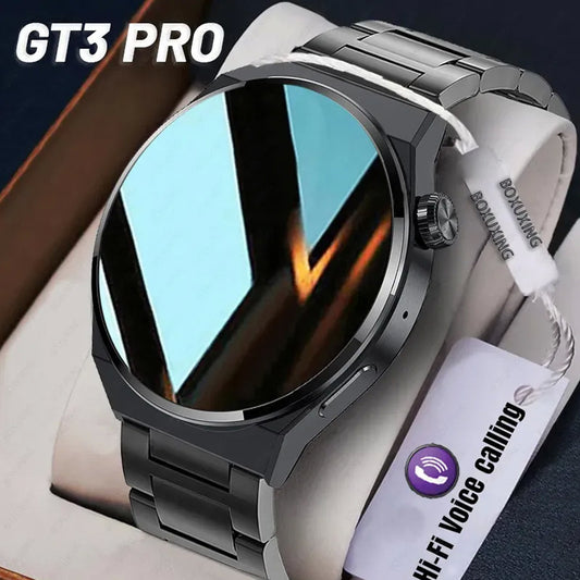 Smartwatch GT3 Pro DAILYRUN | Pantalla Redonda HD, Llamadas Bluetooth y Monitor de Salud