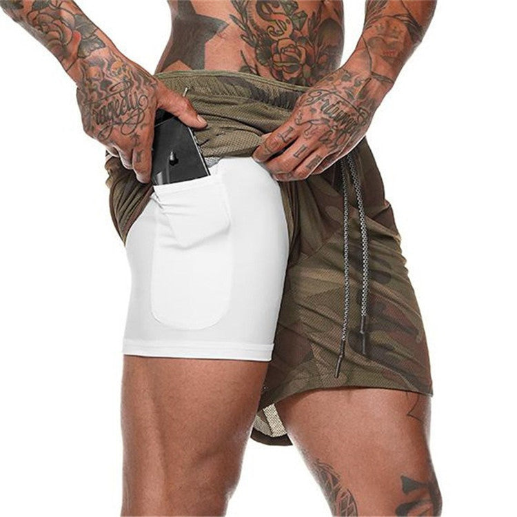 Shorts de Compresión con Bolsillo DAILYRUN | Secado Rápido Running Gym Tallas S-XXXL
