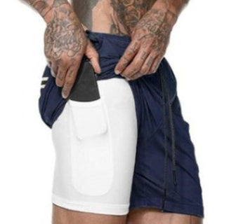 Shorts de Compresión con Bolsillo DAILYRUN | Secado Rápido Running Gym Tallas S-XXXL