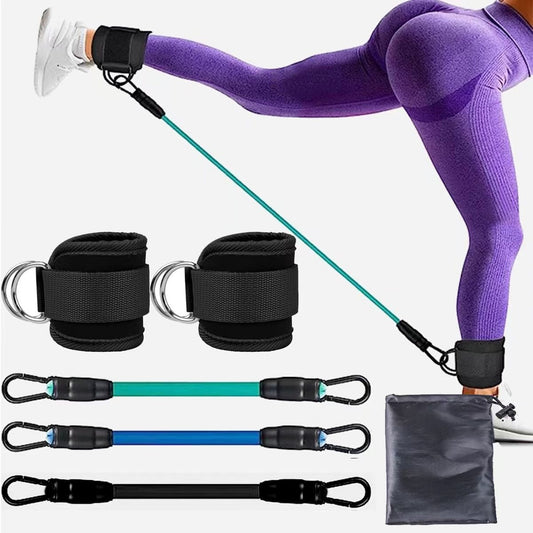 Correas de Tobillo con Bandas de Resistencia — Fitness, Yoga y Crossfit