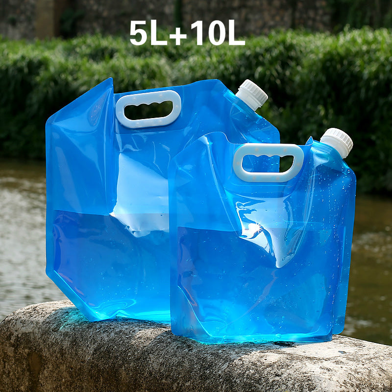 Bolsa de Agua Plegable para Camping y Senderismo — 5L y 10L